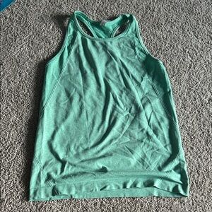 All in motion green athletic tank top
